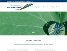 Tablet Screenshot of management-progression.fr